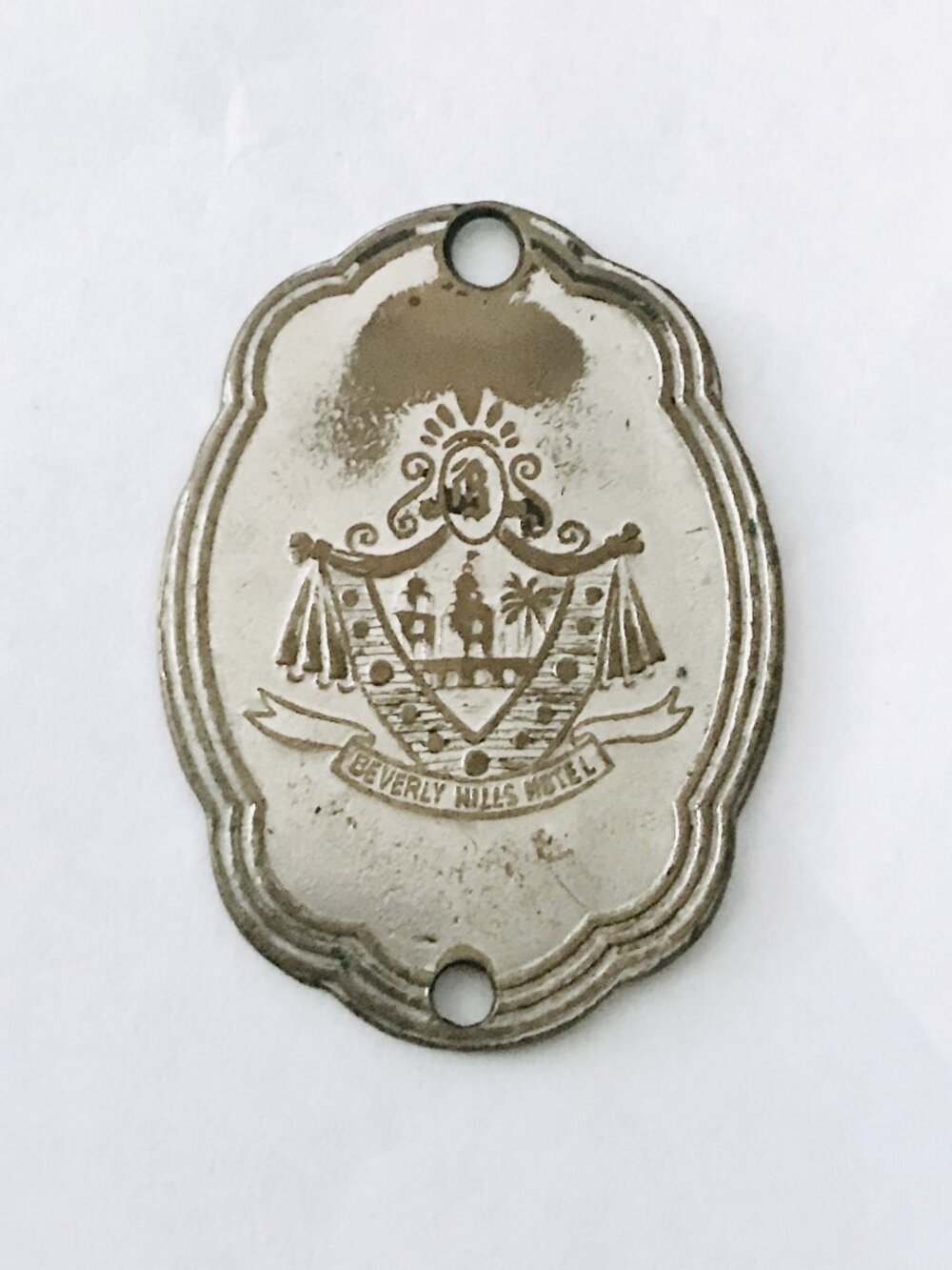 Vintage Beverly Hills Hotel Room Key Fob California 90210 Original 1960s USA